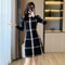 Slim Fit Knitted Sweater Dress Elegant Autumn Winter Bottoming Skirt For Women 4