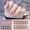 Semi Cured Nail Wrap Gradient Multi Color Solid Gel Full Cover Slider Self Adhesive Nail Decal 10