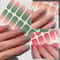 Semi Cured Nail Wrap Gradient Multi Color Solid Gel Full Cover Slider Self Adhesive Nail Decal 2