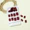 24Pcs Solid Color Wine Red Press On Nail Short Square Simple Full Cover Detachable False Nails 3