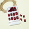 24Pcs Solid Color Wine Red Press On Nail Short Square Simple Full Cover Detachable False Nails 3