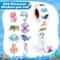 Cartoon Marine Animal Park Dolphin Stickers Kids Teacher Reward Encourage Sealing Label 5