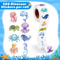 Cartoon Marine Animal Park Dolphin Stickers Kids Teacher Reward Encourage Sealing Label 5