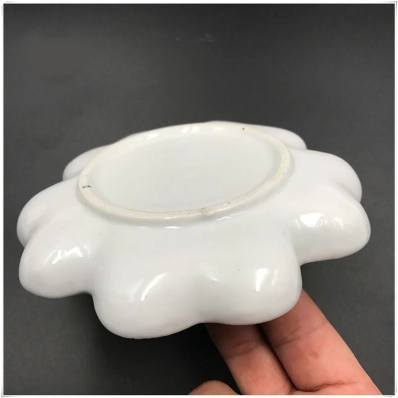 Jingdezhen Ceramic Plum Blossom Palette Pigment Gouache Watercolor Painting Art Supplies 2