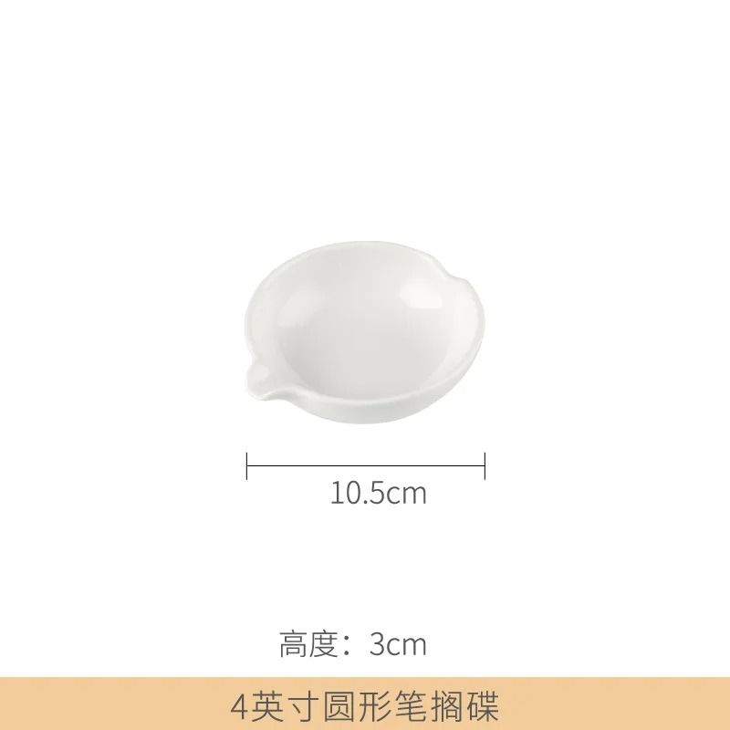 Jingdezhen Ceramic Plum Blossom Palette Pigment Gouache Watercolor Painting Art Supplies 8