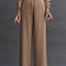 100 Cashmere Thin Office Straight Pants Autumn Winter Warm Curled Hem Knitted Lounge Trousers 10