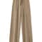 100 Merino Wool Wide Leg Pants Autumn Winter Lace Up Mid Seam Cashmere Trousers Knitted Bottoms 11