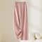 Women Linen Straight Leg Long Pants 2026 Summer High Waisted Lightweight Wide Leg Casual Trousers 11