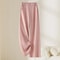 Women Linen Straight Leg Long Pants 2026 Summer High Waisted Lightweight Wide Leg Casual Trousers 11