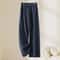 Women Linen Straight Leg Long Pants 2026 Summer High Waisted Lightweight Wide Leg Casual Trousers 5
