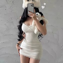 y2k retro lace patchwork spaghetti strap black bodycon mini dress fashion aesthetic sexy party wear