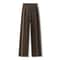 2024 High Waist Womens Suit Pants Straight Office Ladies Fashion Loose Suit Trousers 4