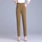 HighWaisted SmallFoot Suit Pants Women StretchSlim AllMatch Draped SlimFitting Trousers 0