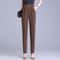 HighWaisted SmallFoot Suit Pants Women StretchSlim AllMatch Draped SlimFitting Trousers 9