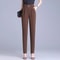 HighWaisted SmallFoot Suit Pants Women StretchSlim AllMatch Draped SlimFitting Trousers 9