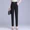 HighWaisted SmallFoot Suit Pants Women StretchSlim AllMatch Draped SlimFitting Trousers 2