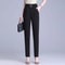 HighWaisted SmallFoot Suit Pants Women StretchSlim AllMatch Draped SlimFitting Trousers 2