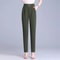 HighWaisted SmallFoot Suit Pants Women StretchSlim AllMatch Draped SlimFitting Trousers 4