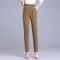 HighWaisted SmallFoot Suit Pants Women StretchSlim AllMatch Draped SlimFitting Trousers 5