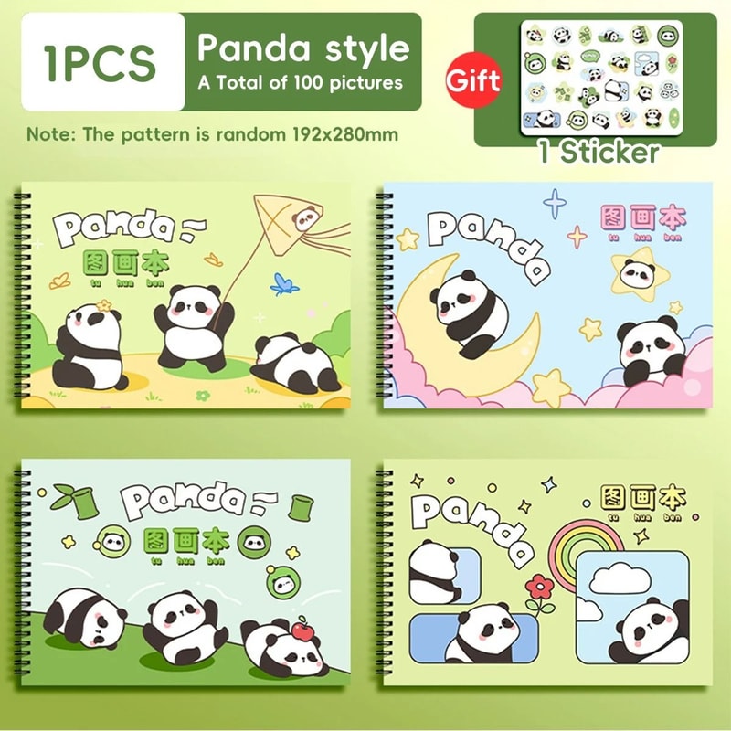 Kawaii Capybara Picture Book A4 Thickened Blank Sketch Art Drawing Supplies For Students 9