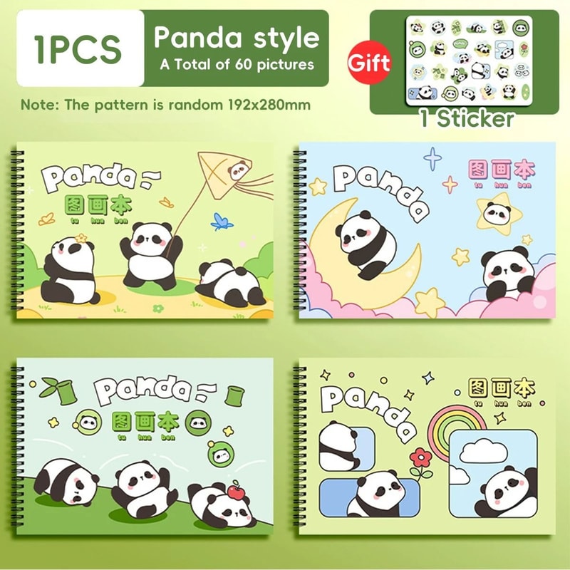 Kawaii Capybara Picture Book A4 Thickened Blank Sketch Art Drawing Supplies For Students 7