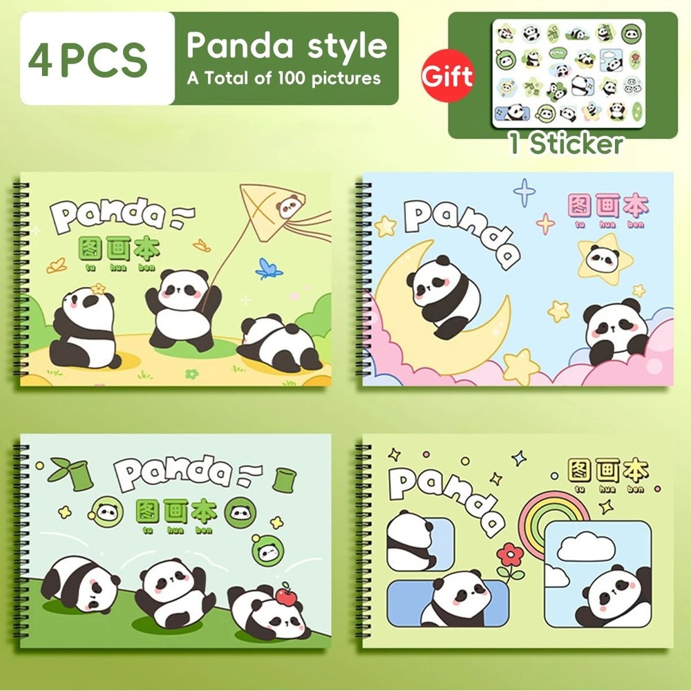 Kawaii Capybara Picture Book A4 Thickened Blank Sketch Art Drawing Supplies For Students 12