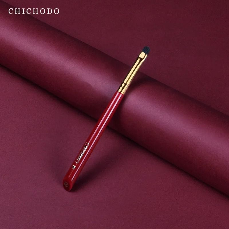 CHICHODO Luxury Eyeliner Brush Red Rose Series 005 Natural Pony Hair Professional Eye Makeup Tool 3