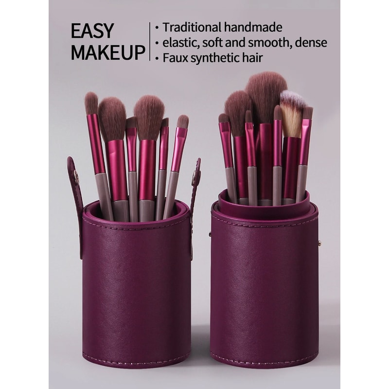 13PCS Professional Makeup Brushes Set Soft Fluffy Foundation Eyeshadow Blending Blush Kabuki Tool 2