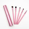 5pcs Professional Mini Travel Makeup Brush Set Portable Aluminum Cylinder Eye Lip Tool Kit 4