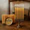 25PCS Natural Beeswax Hanukkah Candles Professional Thin Taper Honey Candles For Ritual Celebratio 0