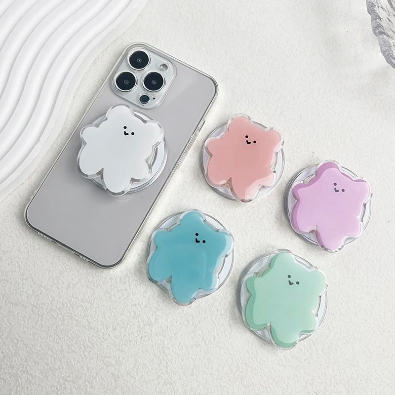 Cartoon Bear Magnetic Folding Mobile Phone Grip Holder For MagSafe IPhone Samsung 0