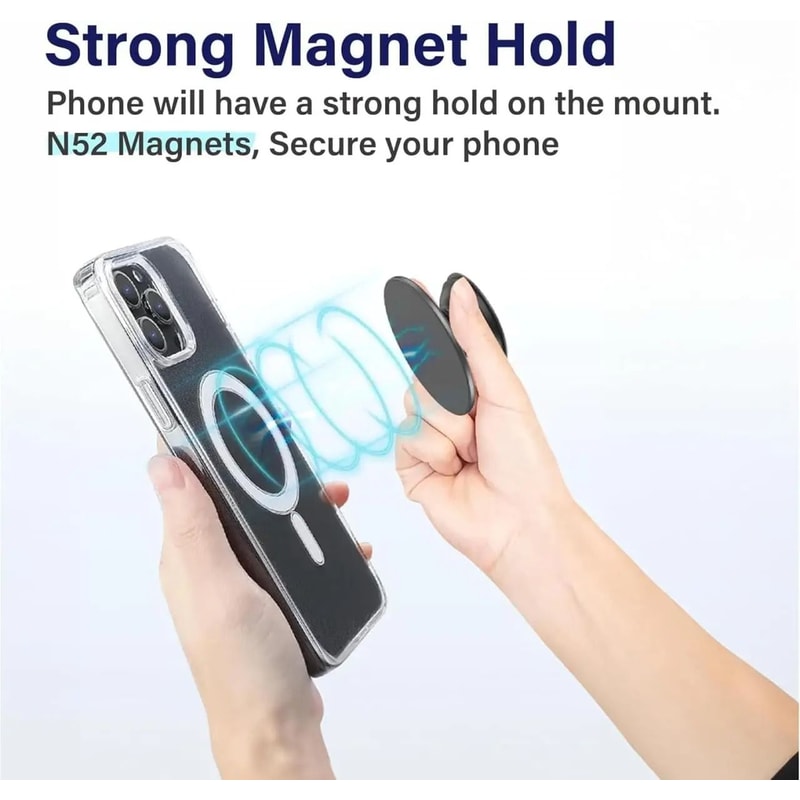 Popped Magnetic Folding Mobile Phone Grip Holder For MagSafe IPhone Samsung Devices 2