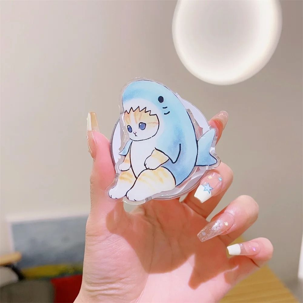Korean Cute Cartoon Magnetic Griptok For MagSafe IPhone 15 Foldable Phone Grip Stand 19