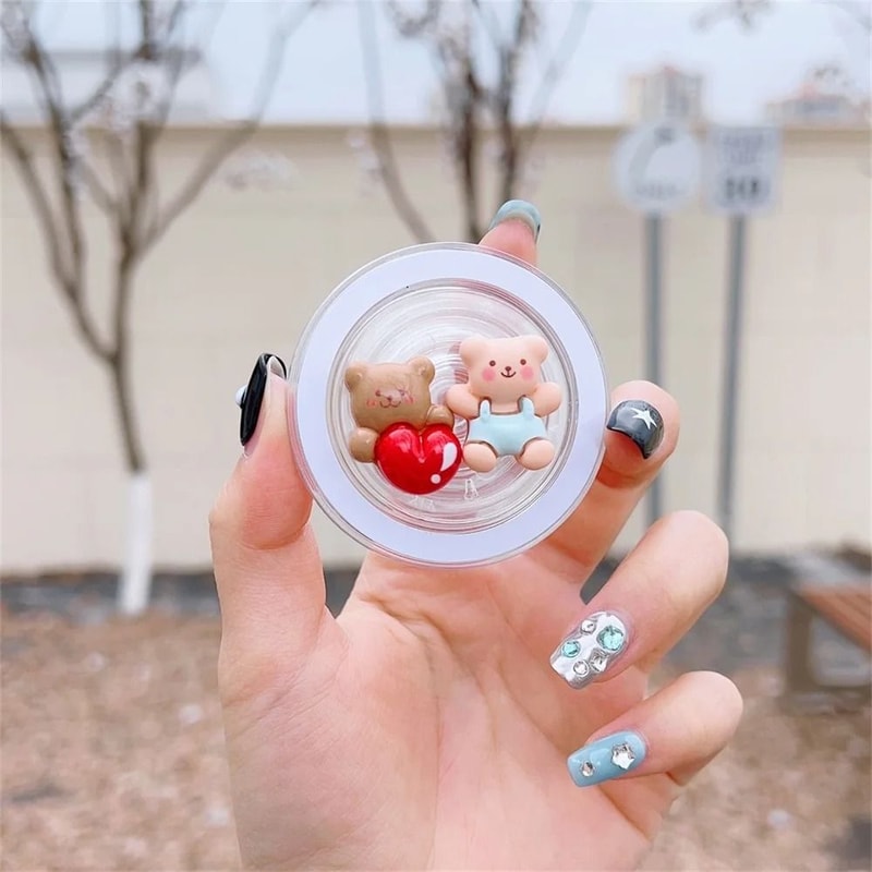 Korean Cute Cartoon Magnetic Griptok For MagSafe IPhone 15 Foldable Phone Grip Stand 21