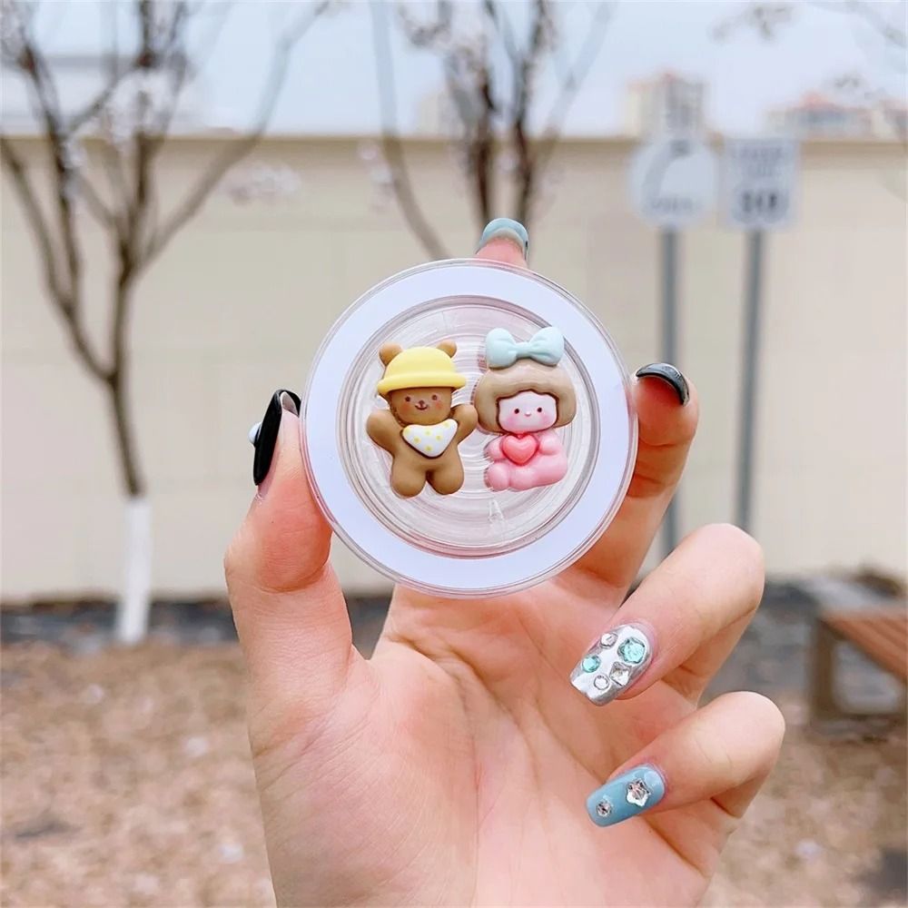 Korean Cute Cartoon Magnetic Griptok For MagSafe IPhone 15 Foldable Phone Grip Stand 24