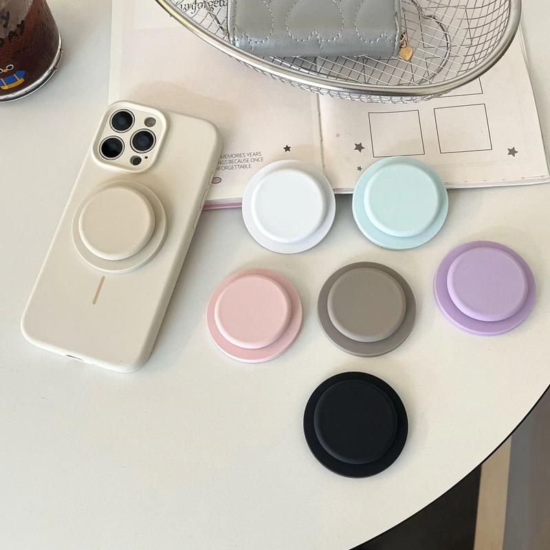 Ins Style Korean Magnetic Phone Holder Stand For IPhone 17 16 Folding Griptok Bracket 5