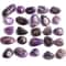 Natural Crystal Rune Stones Set 25PCS Quartz Agate Reiki Healing Witches Energy Crystal Carving 1