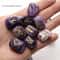 25PCS Natural Amethyst Crystal Rune Stones Set Irregular Divination Agate Healing Decor 2
