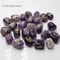 25PCS Natural Amethyst Crystal Rune Stones Set Irregular Divination Agate Healing Decor 5