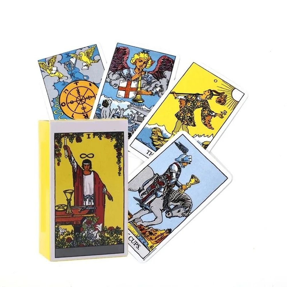 Rider Waite Tarot Deck Professional Divination Oracle Cards English Spanish Versions 1
