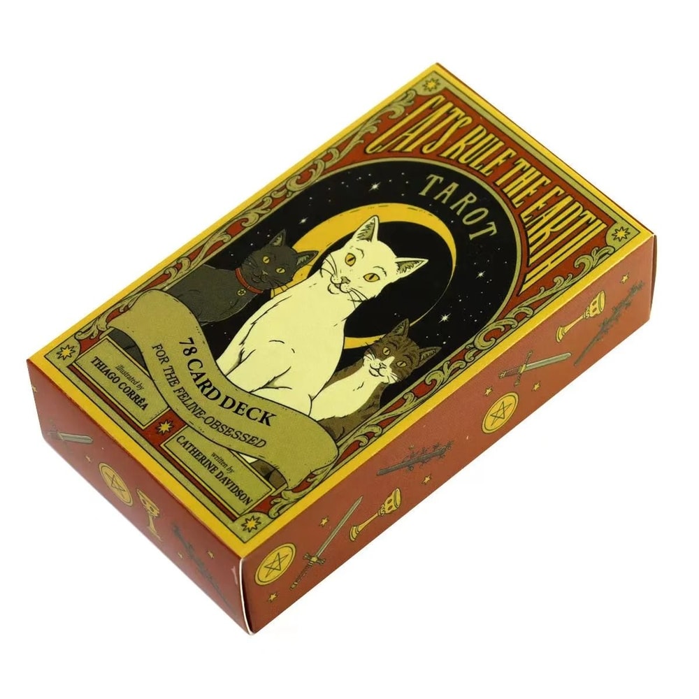 Cats Rule Earth Tarot Deck 78Card Professional Divination English Edition Oracle 3