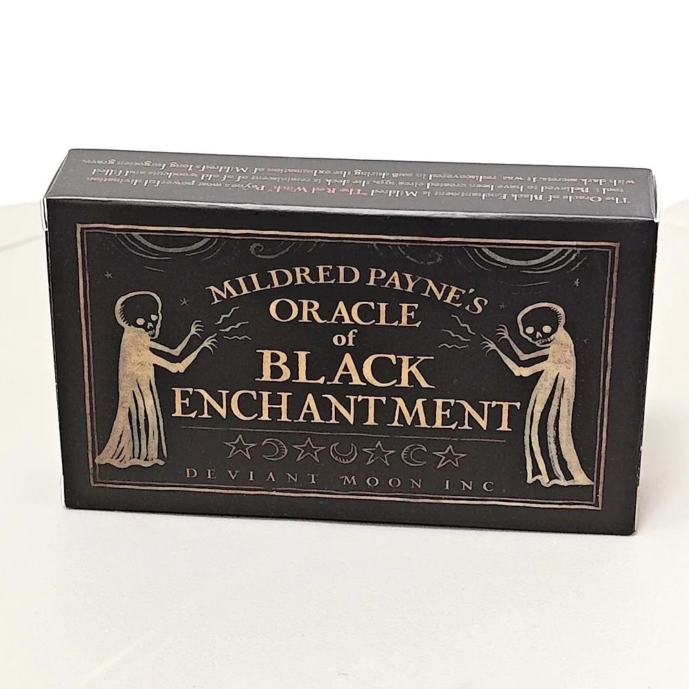 Mildred Paynes Oracle Of Black Enchantment 52Card Woodblock Style Divination Deck 0
