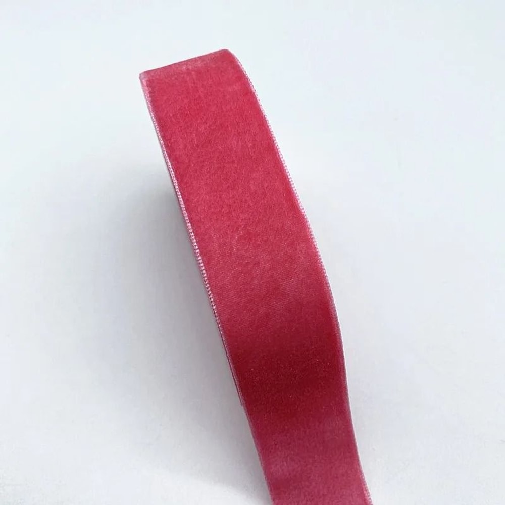 Premium SingleFace Line Velvet Ribbon Professional Christmas Bowknot Party Decoration System 25