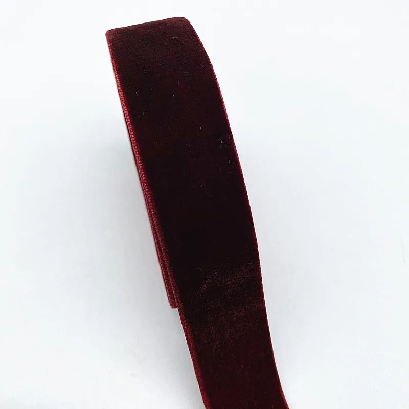 Premium SingleFace Line Velvet Ribbon Professional Christmas Bowknot Party Decoration System 18