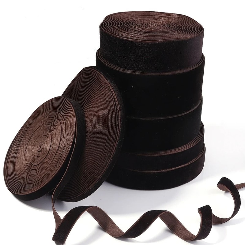 Professional MultiWidth Velvet Ribbon Premium 510 Yard Gift Packaging Christmas Decor System 4