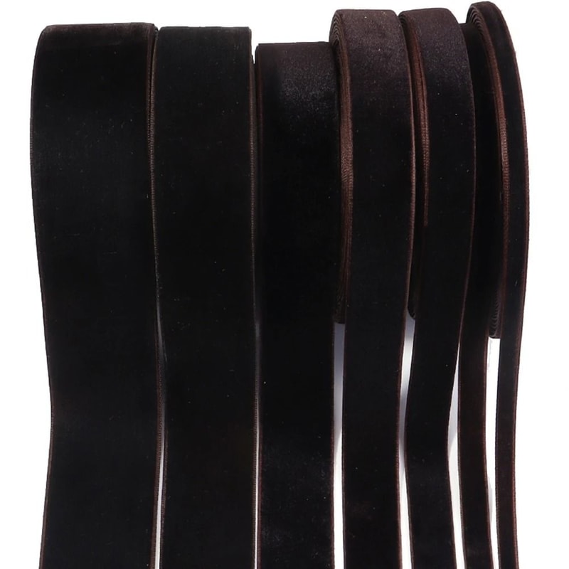 Professional MultiWidth Velvet Ribbon Premium 510 Yard Gift Packaging Christmas Decor System 8