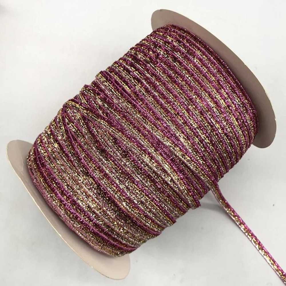 6mm Glitter Velvet Ribbon Professional SingleFace NonElastic Headband Bow Decoration 9