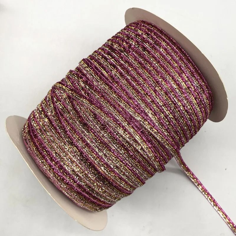 6mm Glitter Velvet Ribbon Professional SingleFace NonElastic Headband Bow Decoration 9