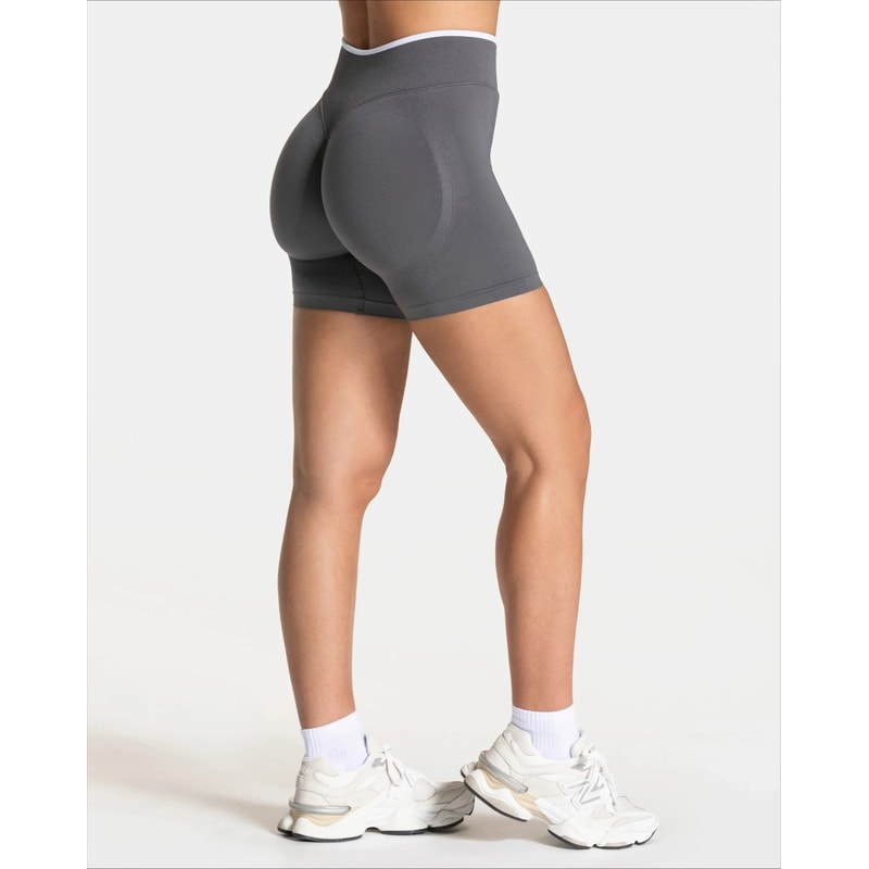 Womens Seamless HighWaist Gym Shorts Solid Color HipLifting Yoga Running Performance System 10