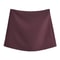 TFMLN New Spring Solid Skort Womens Fashion SideZipper Mini ShortsSkirt System 2